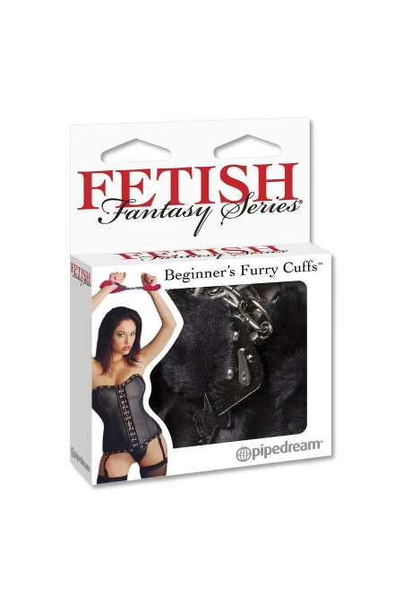 Furry Cuffs Black - Fetish Fantasy Series  Pd3800-23 | Intimitis.ro