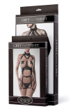 Set erotic 4 pcs 20203 Grey Velvet Black | Intimitis.ro
