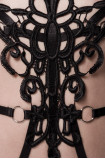 Set erotic 15236 Grey Velvet Black | Intimitis.ro