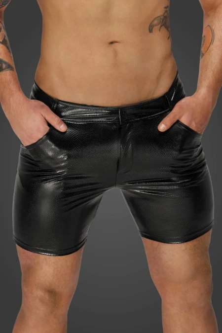 Pantaloni scurti H068 Noir Handmade Men Black | Intimitis.ro