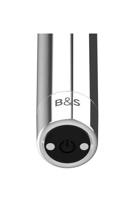 Kailan 2 Silver Vibrating Magnetic Bullet - Black&Silver  D-223178 | Intimitis.ro