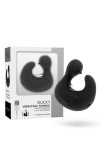 Duckymania Rechargeable Silicone Stimulating Duck Thimble - Black&Silver  D-224111