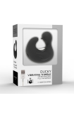 Duckymania Rechargeable Silicone Stimulating Duck Thimble - Black&Silver  D-224111 | Intimitis.ro