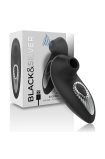 Drake Deluxe Sucking Vibe Rechargeable Silicone Black - Black&Silver  D-234391