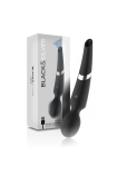 Beck Rechargeable Silicone Massager And Suction Black - Black&Silver  D-234392 | Intimitis.ro