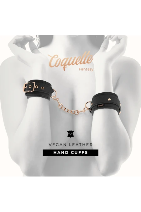 Fantasy Vegan Leather Handcuffs With Noprene Lining - Coquette Chic Desire  D-229281 | Intimitis.ro