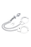 Handcuffs With Metal And Plug - Ohmama Fetish  D-230089