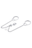 Handcuffs With Metal And Plug - Ohmama Fetish  D-230089 | Intimitis.ro