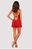 Babydoll Lacelove Obsessive Red | Intimitis.ro