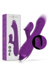 Iggy Multifunction Rechargeable Vibrator Up & Down With Clitoral Stimulator Purple - Intense  D-235823