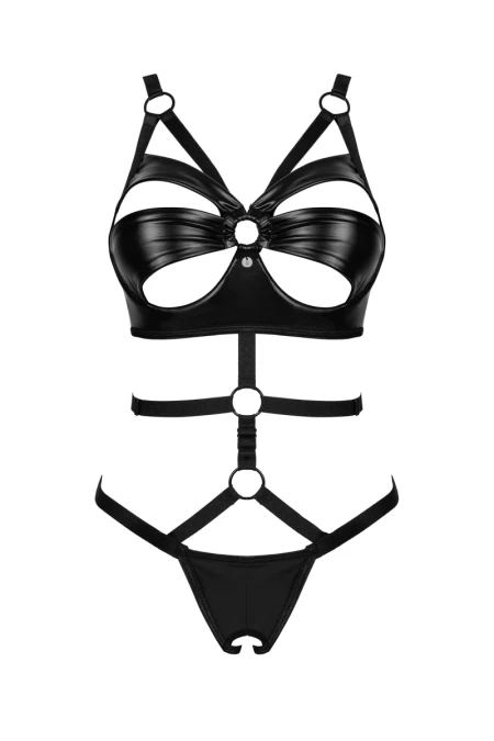 Body crotchless Armares Obsessive Black | Intimitis.ro