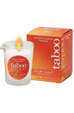 TABOO CANDLE MASSAGE WOMAN PECHE SUCRE SMELL NECTARINE D-223847