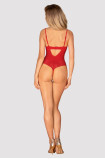 Body crotchless Ingridia Obsessive Red | Intimitis.ro