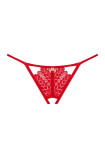 Chilot crotchless Ingridia Obsessive Red | Intimitis.ro