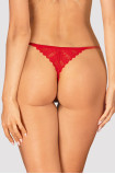 Chilot crotchless Ingridia Obsessive Red | Intimitis.ro