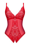 Body Crotchless Chilisa Obsessive Red | Intimitis.ro