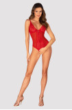 Body Crotchless Chilisa Obsessive Red | Intimitis.ro