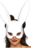 Masca Rabbit Leg Avenue White | Intimitis.ro