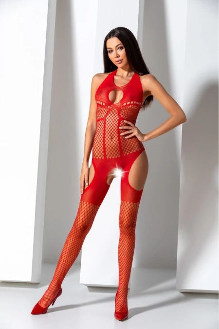 Bodystocking BS079 Passion Red (24H) | Intimitis.ro