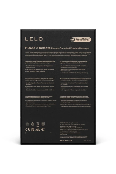 Hugo 2 Green Remote Control Prostate Massager - Lelo  D-237767 | Intimitis.ro