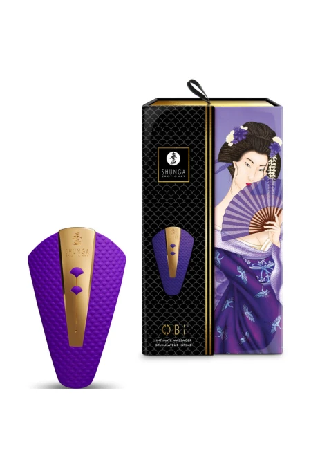 Obi Intimate Massager Violet - Shunga  D-237782 | Intimitis.ro