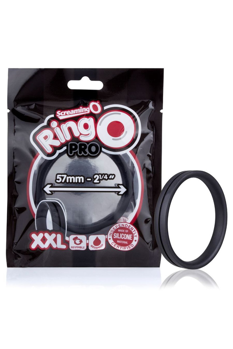 SCREAMING O RINGO PRO XXL BLACK 57MM D-210026 | Intimitis.ro