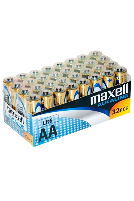 MAXELL BATTERY ALCALINA AA LR6 PACK*32 UDS D-219093 | Intimitis.ro