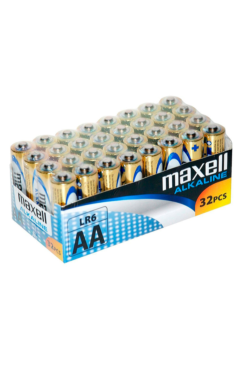MAXELL BATTERY ALCALINA AA LR6 PACK*32 UDS D-219093 | Intimitis.ro