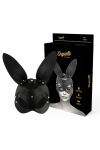 Vegan Leather Mask With Rabbit Ears - Coquette Chic Desire  D-226923