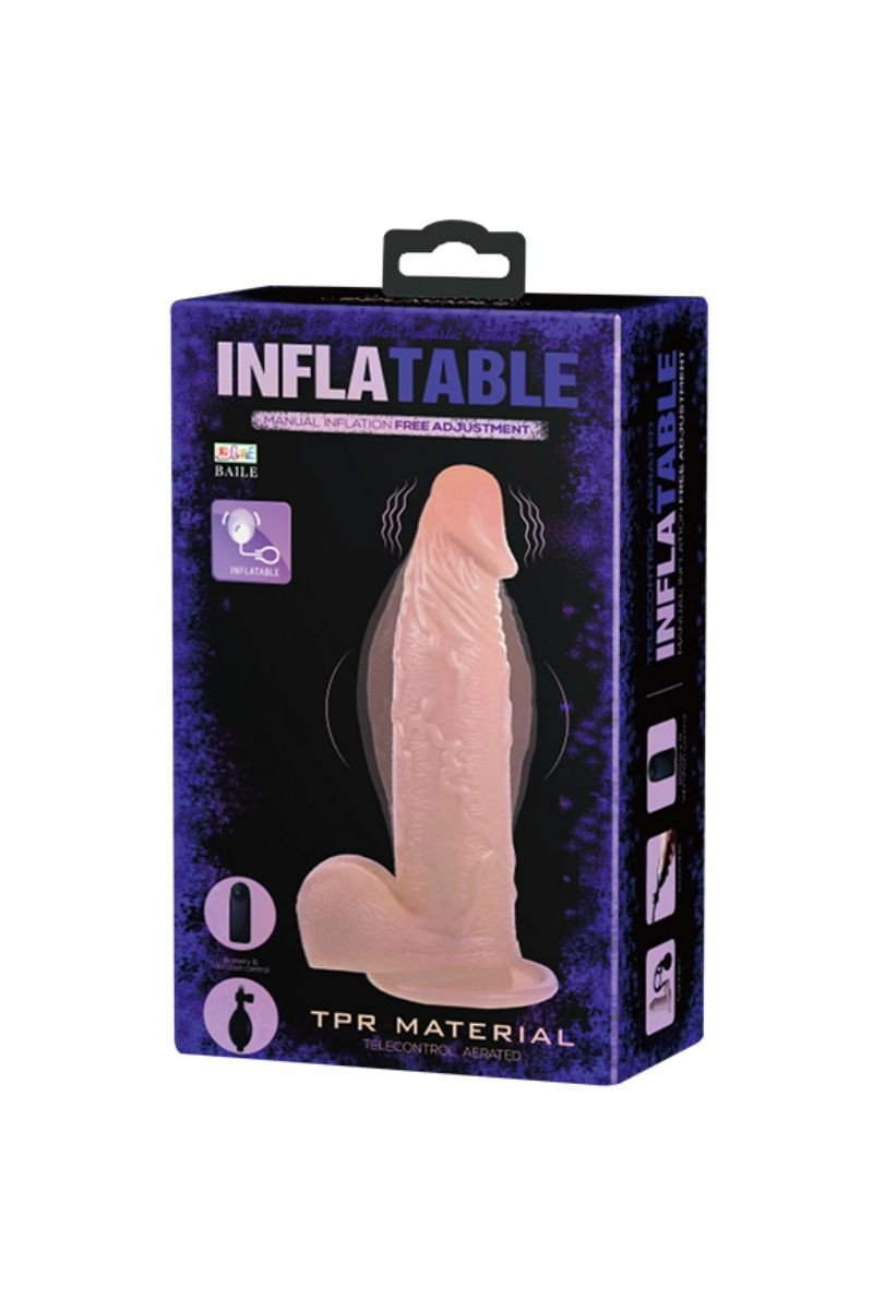 BAILE - REALISTIC VIBRATING AND INFLATABLE DILDO D-219111 | Intimitis.ro