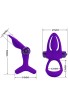 Vibrator Ring 10 Vibrations Violet Silicone - Pretty Love  D-236074 | Intimitis.ro