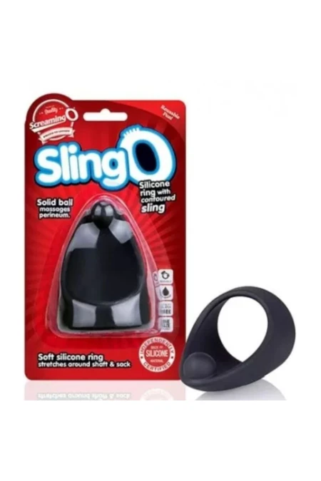 Black Slingo Ring - Screaming O  D-236923 | Intimitis.ro