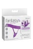 Butterfly Harness G-Spot With Vibrator, Rechargeable & Remote Control Violet - Fantasy For Her  D-236650