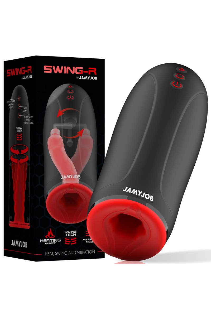 Swing-R Heating Effect, Swing Tech And Vibration Masturbator - Jamyjob  D-236663 | Intimitis.ro