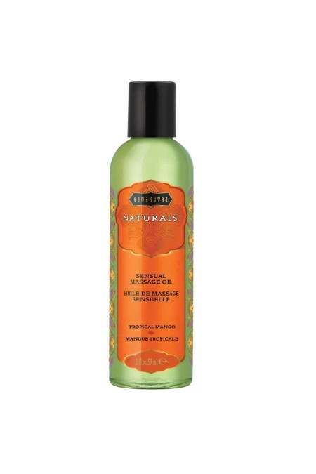 Natural Tropical Mango Massage Oil 59 Ml - Kamasutra  D-228016 | Intimitis.ro