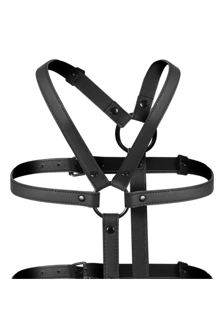 FETISH SUBMISSIVE BONDAGE - ADJUSTABLE HARNESS TORSO AND ARMS D-237014 | Intimitis.ro