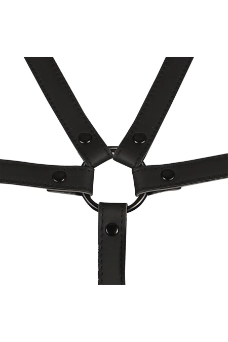 FETISH SUBMISSIVE BONDAGE - ADJUSTABLE HARNESS TORSO AND ARMS D-237014 | Intimitis.ro