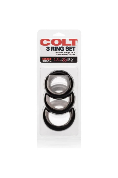 Colt 3 Ring Set - California Exotics  D-223817 | Intimitis.ro