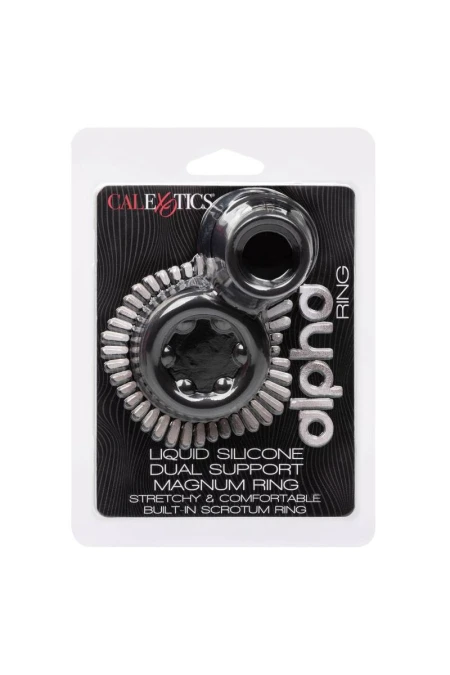 Alpha Dual Magnum Ring Black - California Exotics  D-233068 | Intimitis.ro