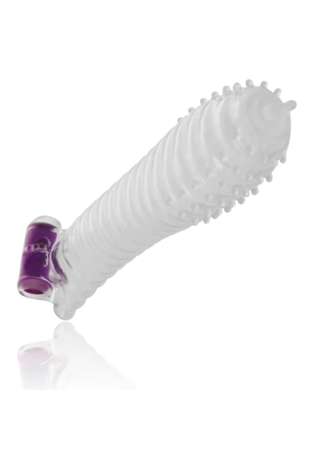 Textured Penis Sheath With Vibrating Bullet - Ohmama  D-229810 | Intimitis.ro