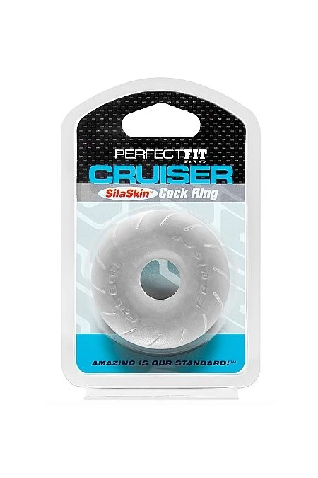 Fat Boy Silaskin Cruiser Ring Transparent - Perfect Fit Brand  D-213412 | Intimitis.ro
