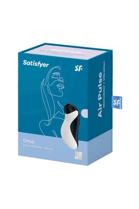 SATISFYER - ORCA AIR PULSE STIMULATOR + VIBRATION D-234526 | Intimitis.ro