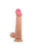 PRETTY LOVE - SLIDING SKIN SERIES REALISTIC DILDO WITH SLIDING SKIN SUCTION CUP 24 CM D-238759