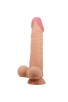 PRETTY LOVE - SLIDING SKIN SERIES REALISTIC DILDO WITH SLIDING SKIN SUCTION CUP 24 CM D-238759 | Intimitis.ro