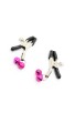 OHMAMA FETISH - NIPPLE CLAMPS WITH PINK BELL D-229914 | Intimitis.ro