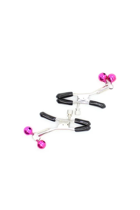 OHMAMA FETISH - NIPPLE CLAMPS WITH PINK BELL D-229914