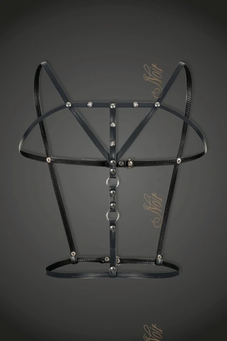 Harness  One Size  F173 Noir Handmade | Intimitis.ro