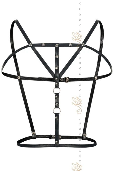 Harness  One Size  F173 Noir Handmade | Intimitis.ro