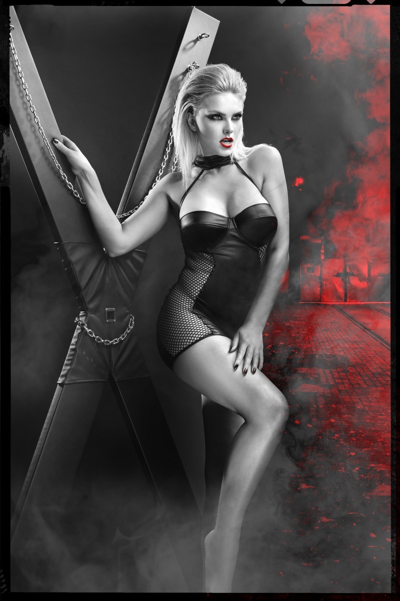 schwarzes Minikleid DDFeme001 von Demoniq Dark Desire Collection schwarzes Minikleid DDFeme001 von Demoniq Dark Desire Collection