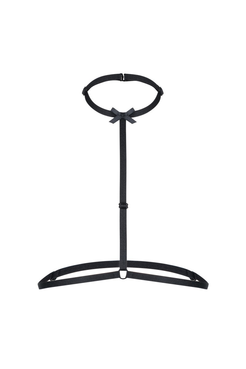 2218 Choker Harness mit Schleife von Petite Noir 2218 Choker Harness mit Schleife von Petite Noir